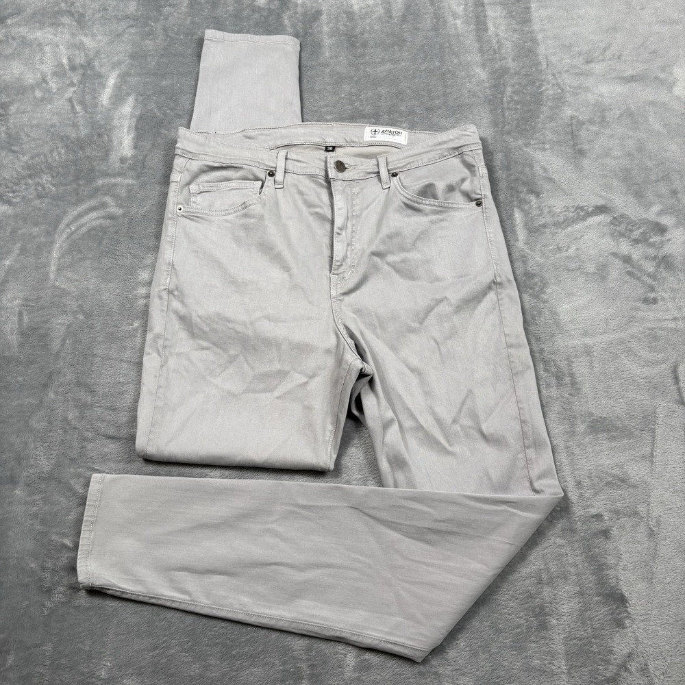 Aviator Jeans Womens 36x31 Stretch Skinny 5-Pocket Flex Denim Gray